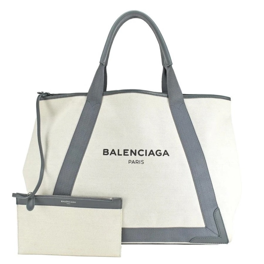 Balenciaga Paris White and Gray Women's Bag - Picture 1 of 10